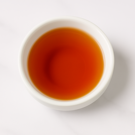 Loose leaf Lishan black tea made from Qingxin Oolong cultivar