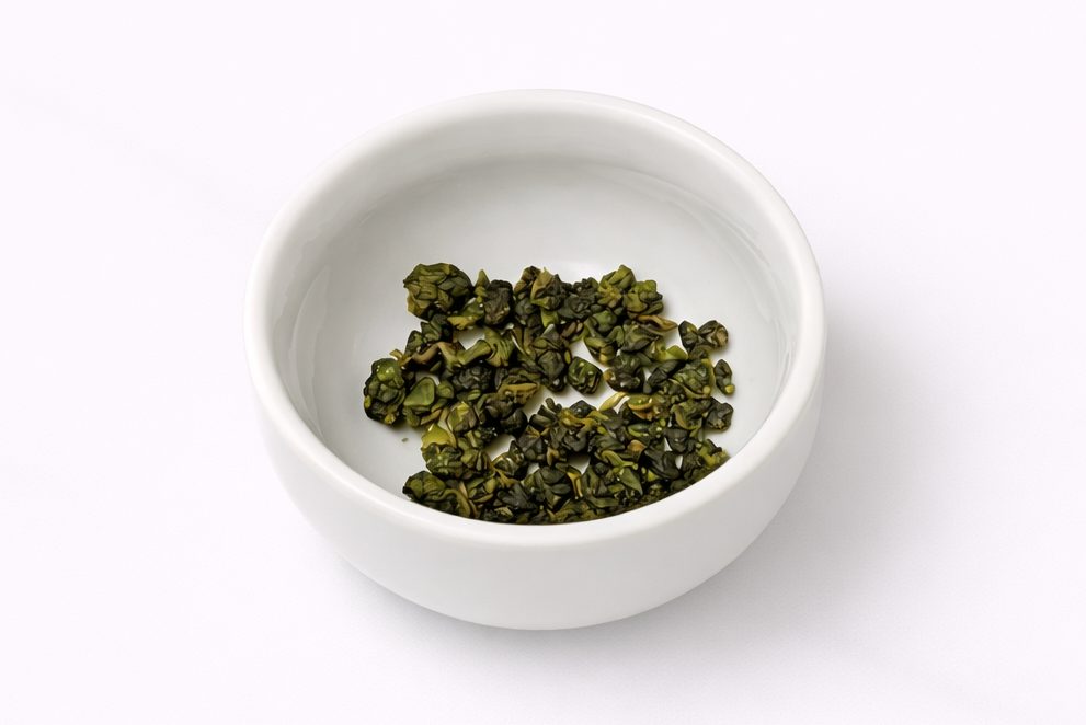 Loose leaf Alishan oolong tea from Zhangshu Lake, Taiwan