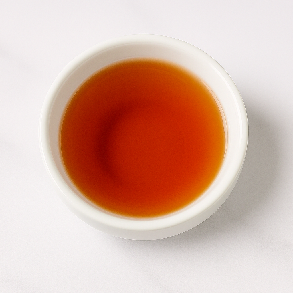 Loose leaf Lishan black tea made from Qingxin Oolong cultivar